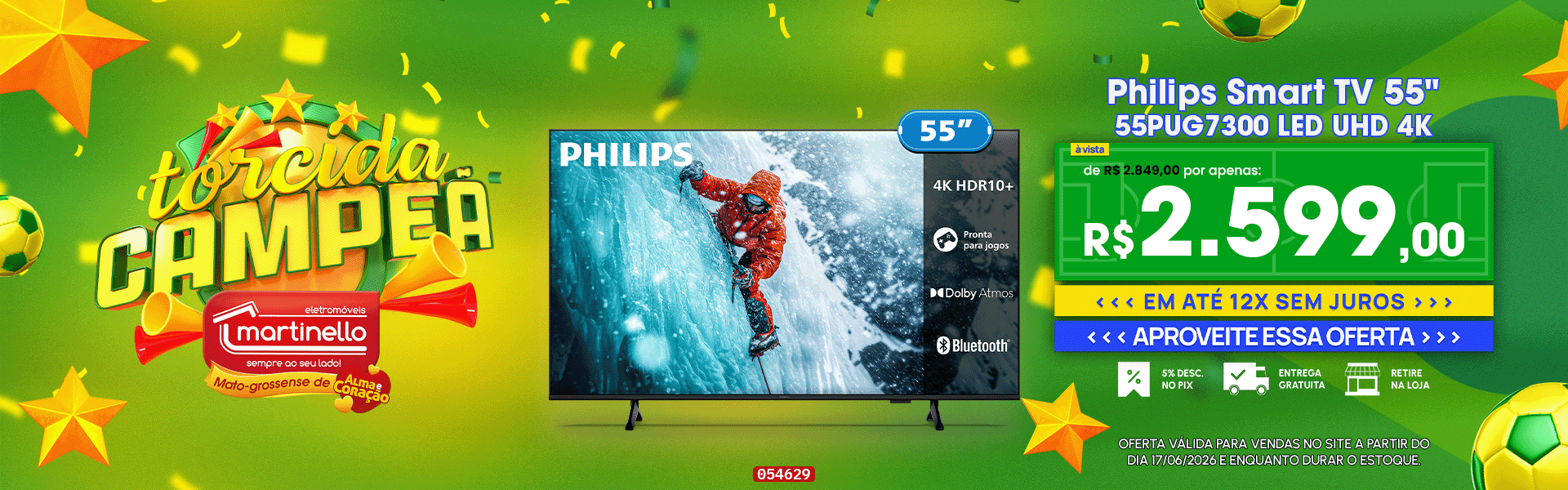 Philips Smart TV 55"