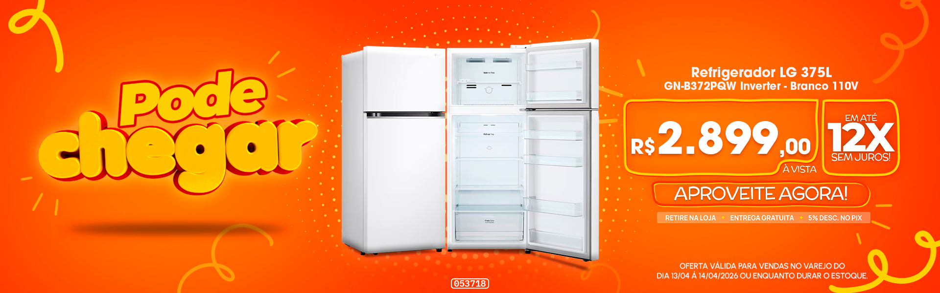 Refrigerador LG 375L