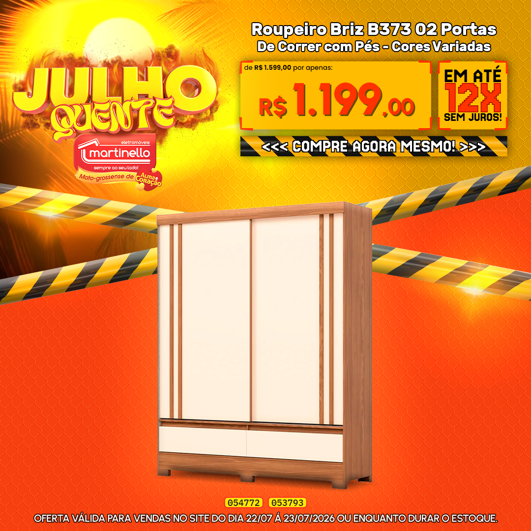 Roupeiro Briz B373 02 Portas