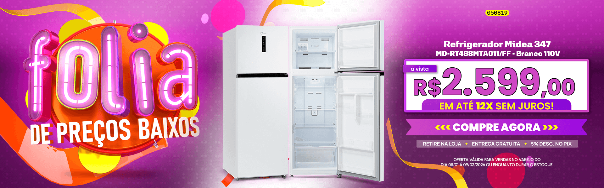 Refrigerador Midea 347