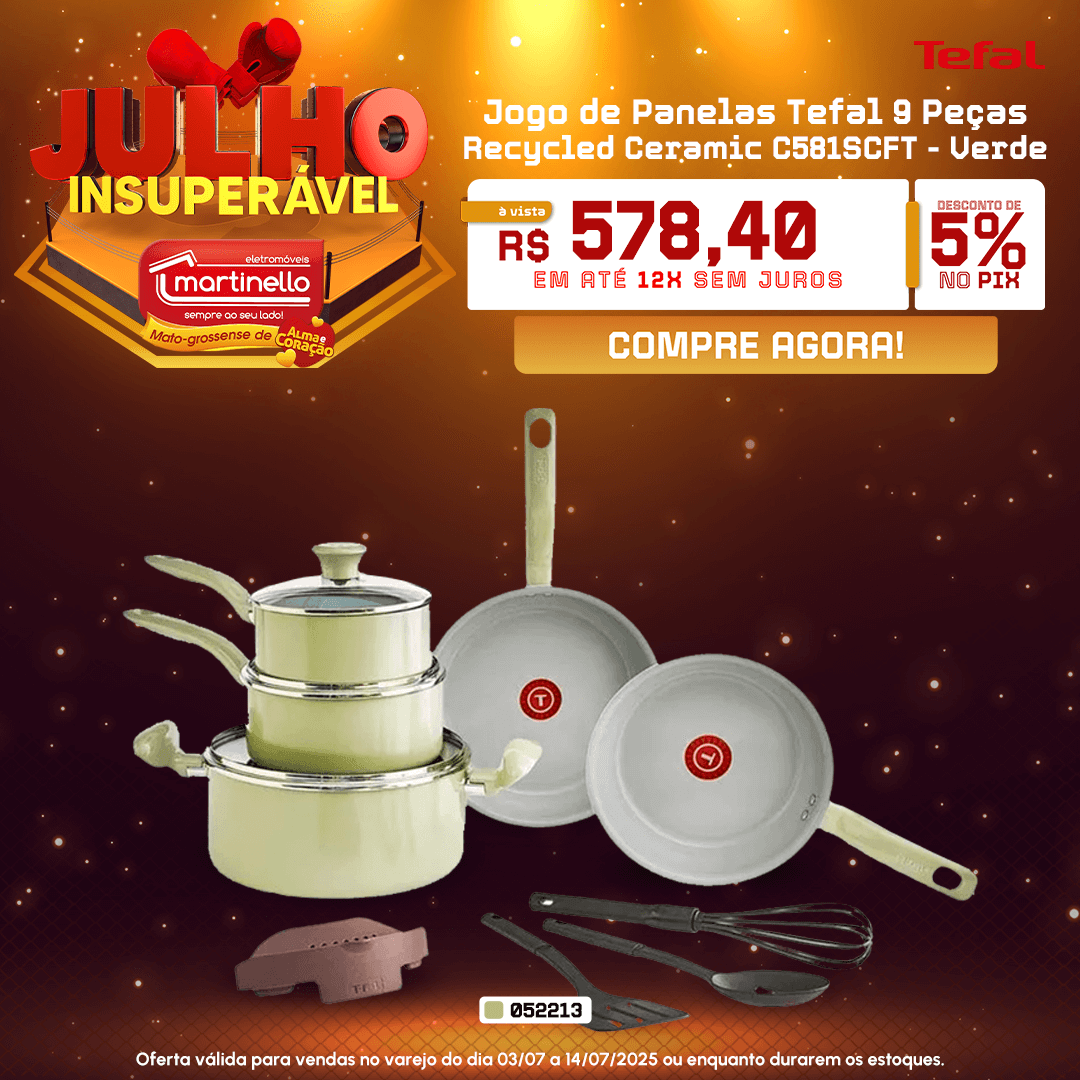 Jogo de Panelas Tefal Mobile