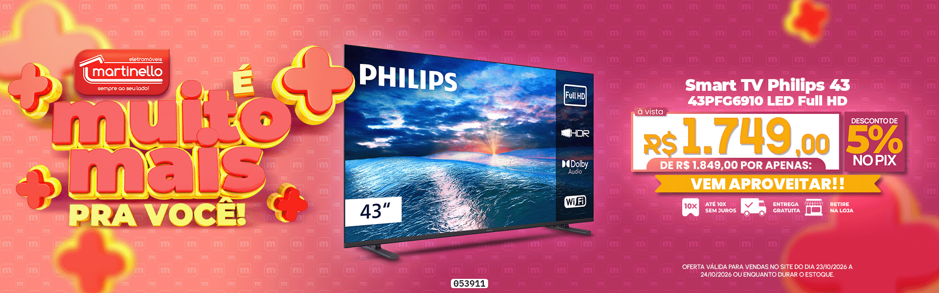 Philips Smart TV 43"