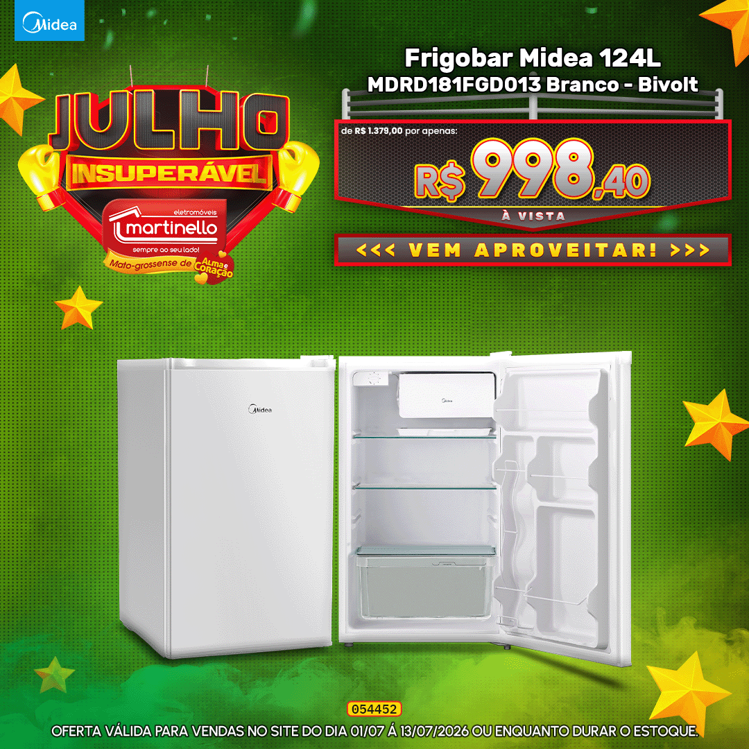 Frigobar Midea 124L