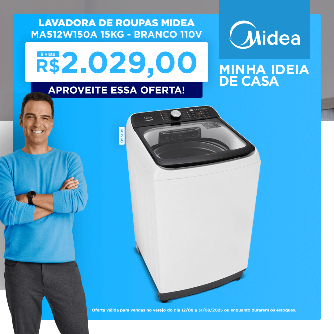 Lavadora Midea 15KG Mobile