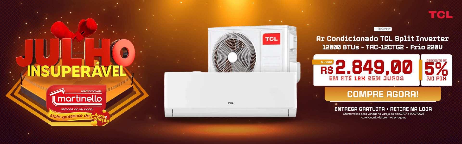 Ar Condicionado TCL 12K