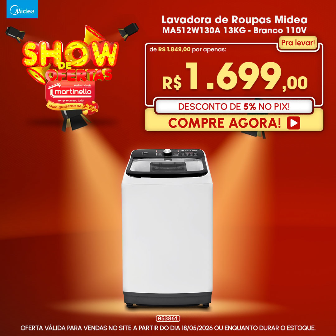 Lavadora de Roupas Midea