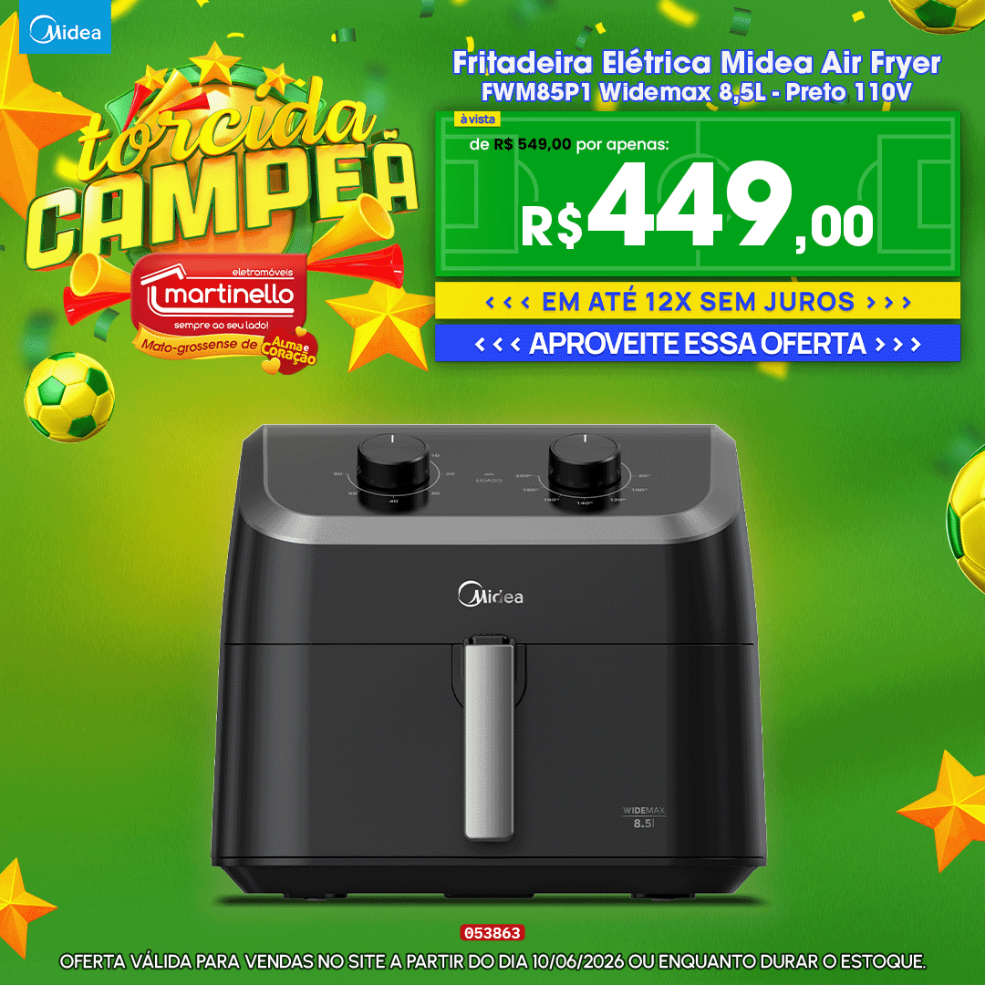 Fritadeira Elétrica Midea Air Fryer