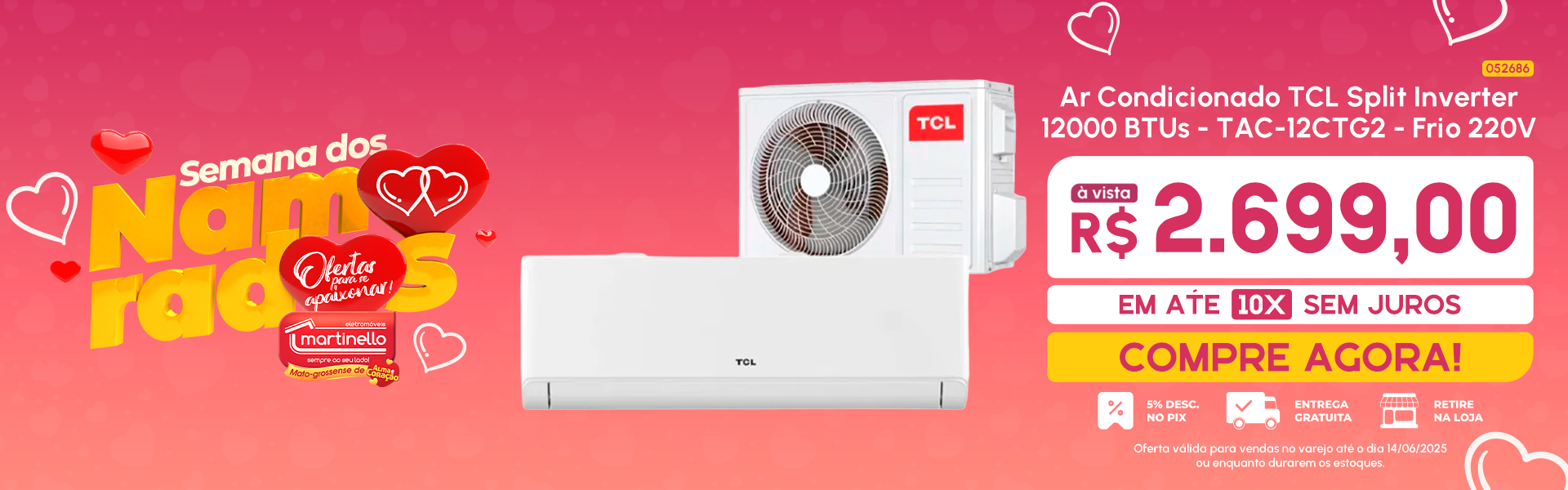 Ar Condicionado TCL Split Inverter