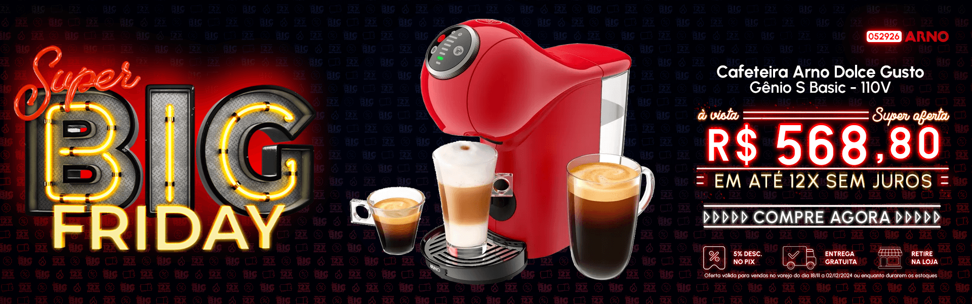 Cafeteira Arno Dolce Gusto