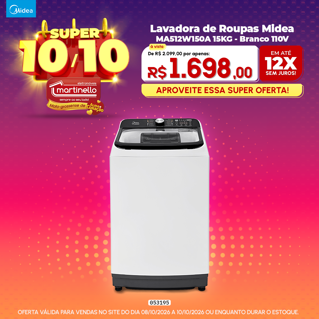 Lavadora de Roupas Midea