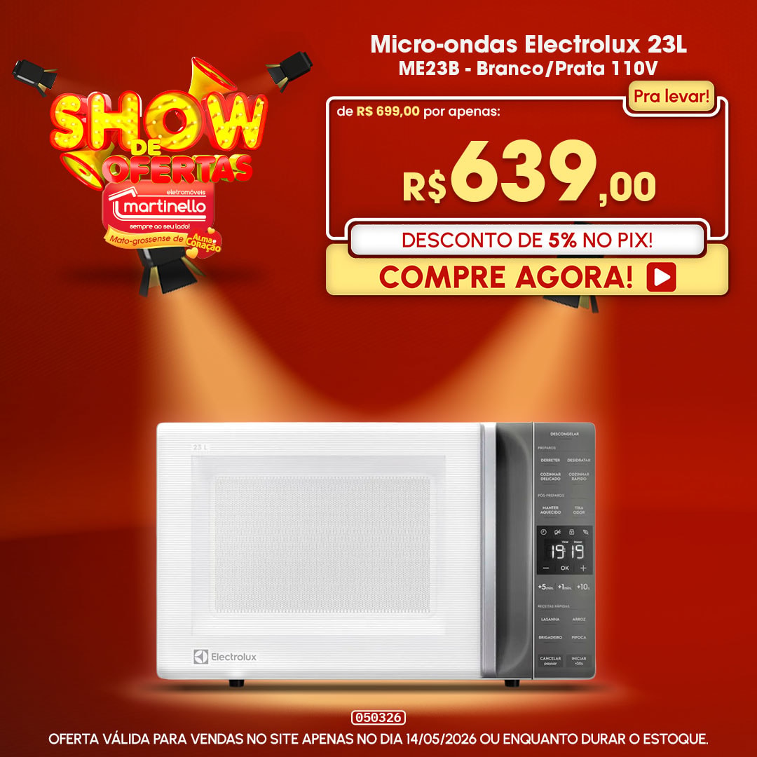 Micro-ondas Electrolux 23L