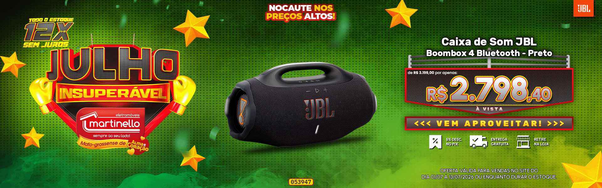 Caixa de Som JBL