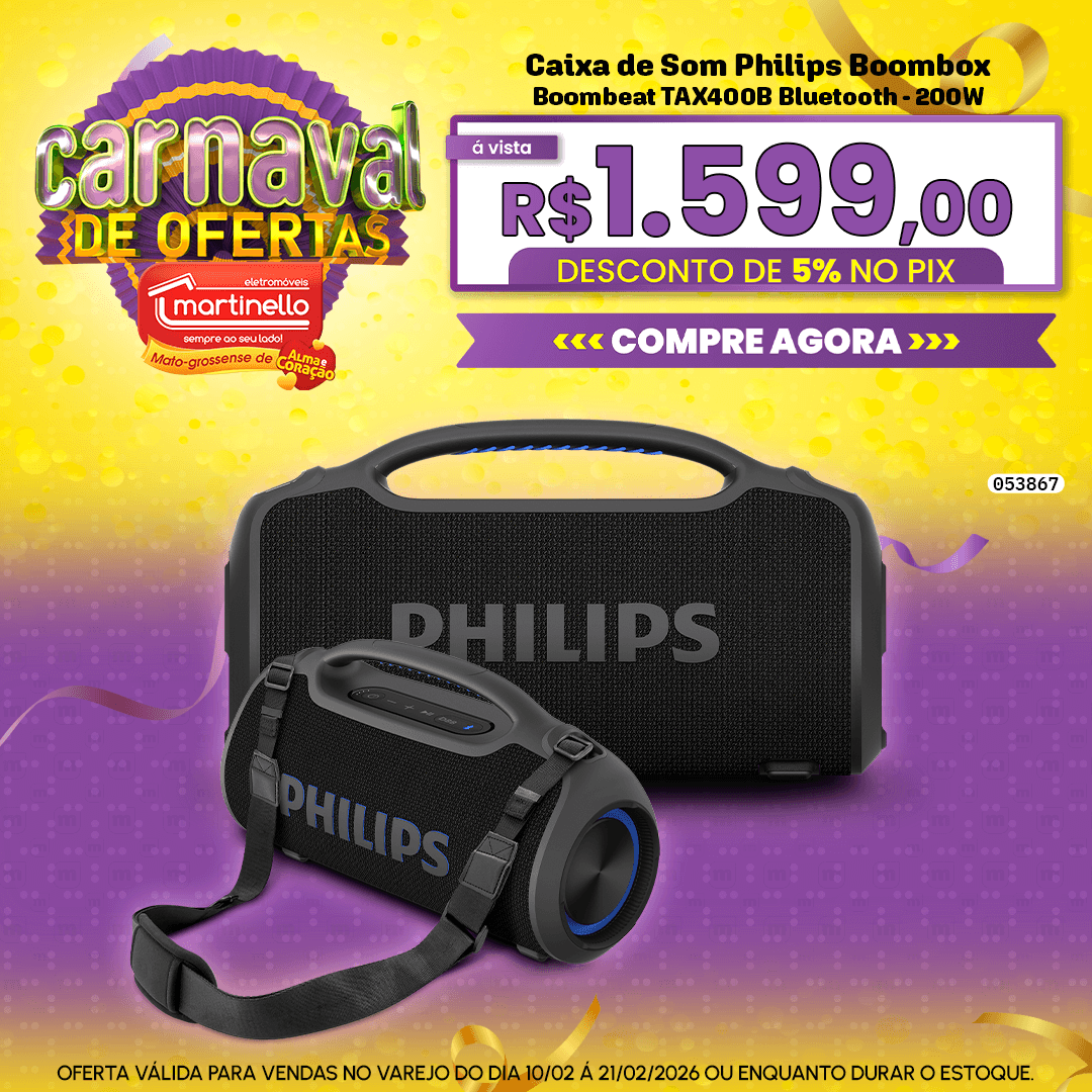 Caixa de Som Philips Boombox