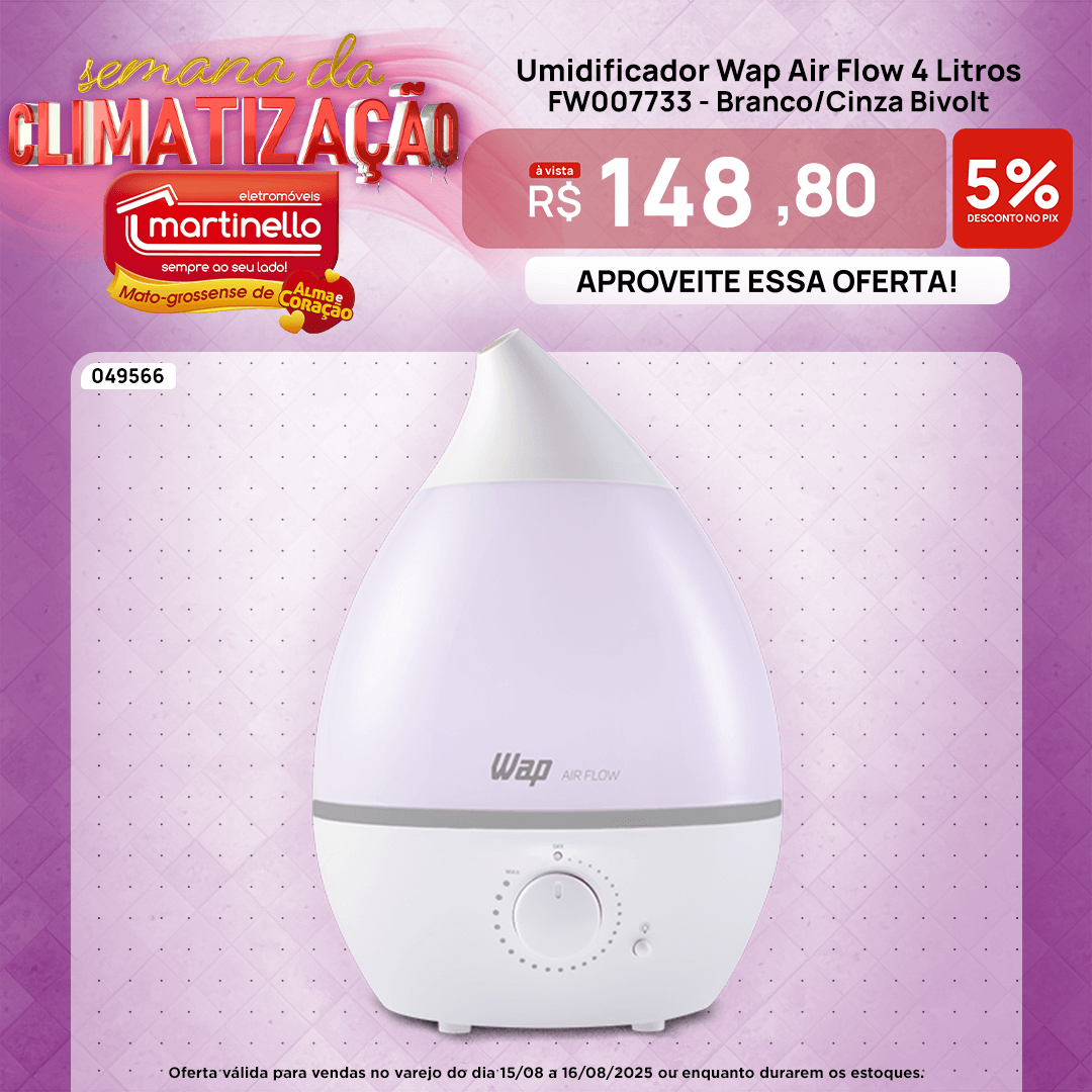 Umidificador Wap Air Flow Mobile