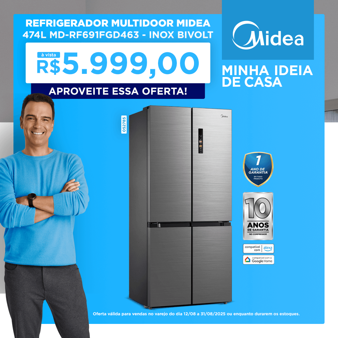 Refrigerador Multidoor Midea 474L Mobile
