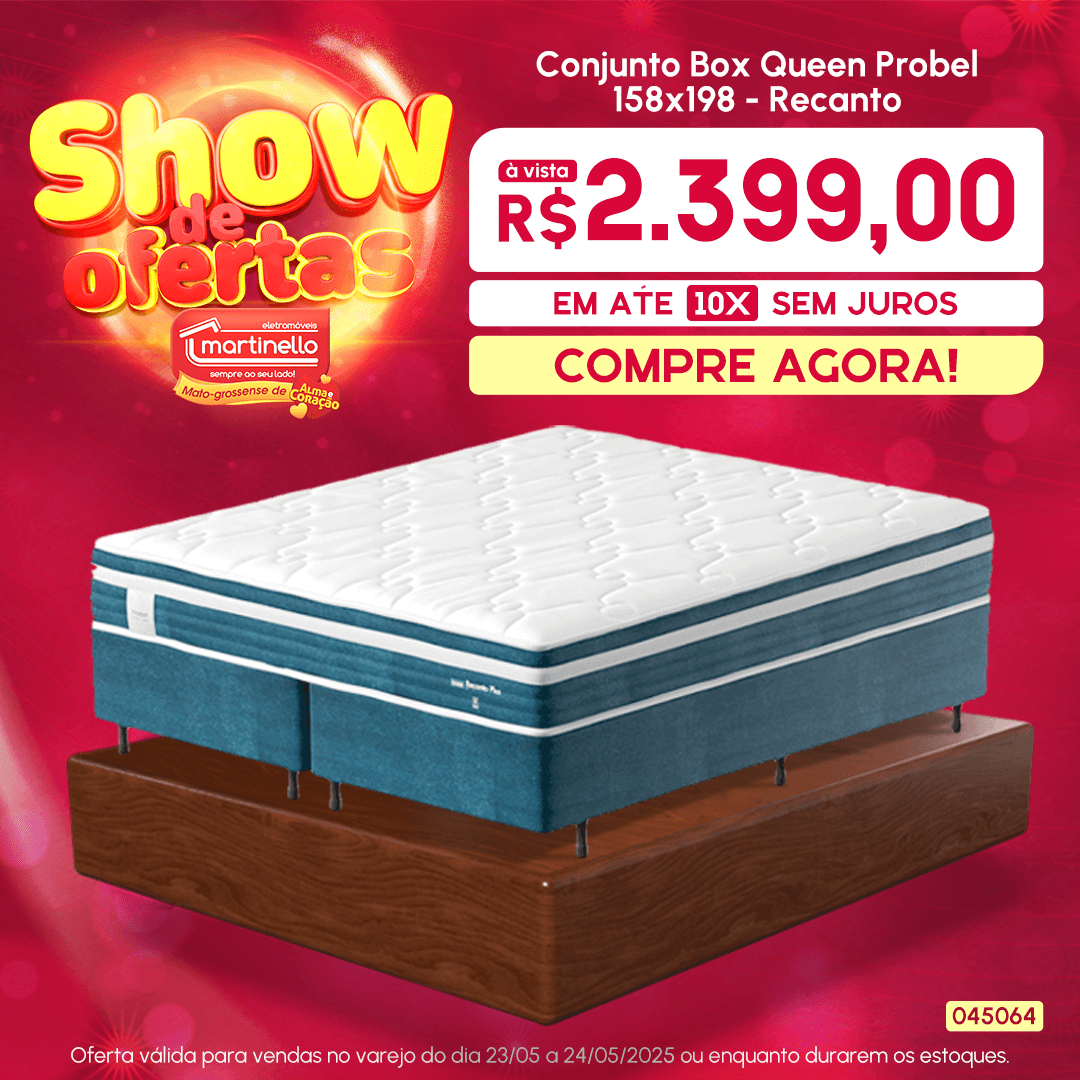 Conjunto Box Queen Probel