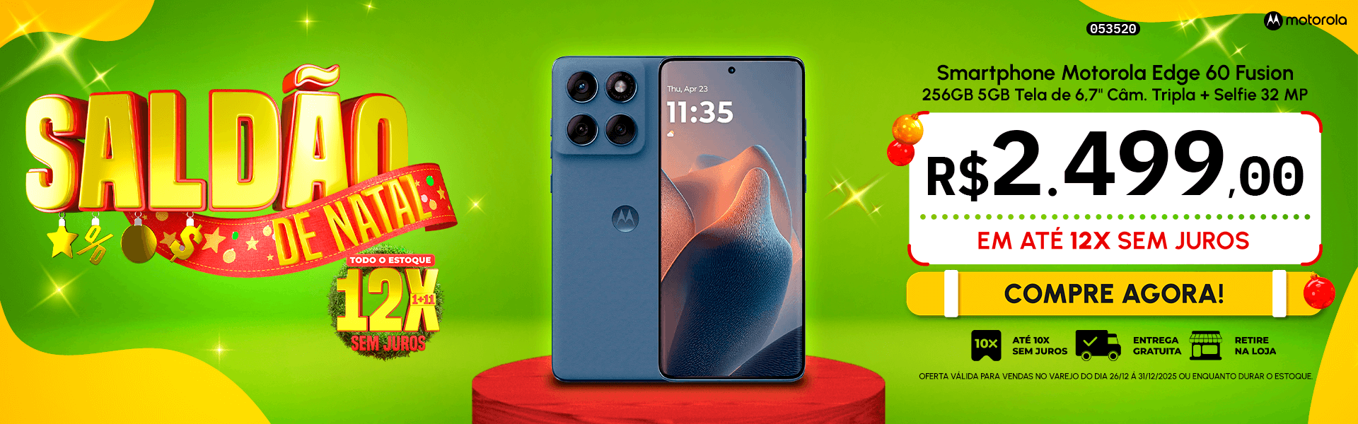 Smartphone Motorola Edge 60 Fusion