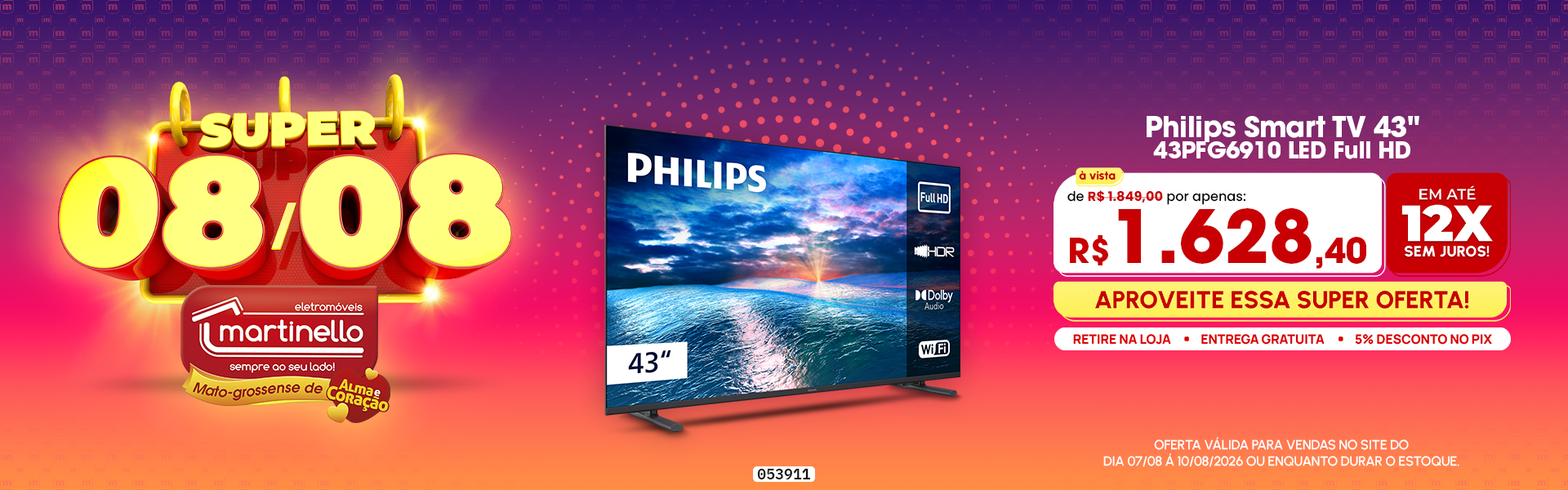 Philips Smart TV 43"