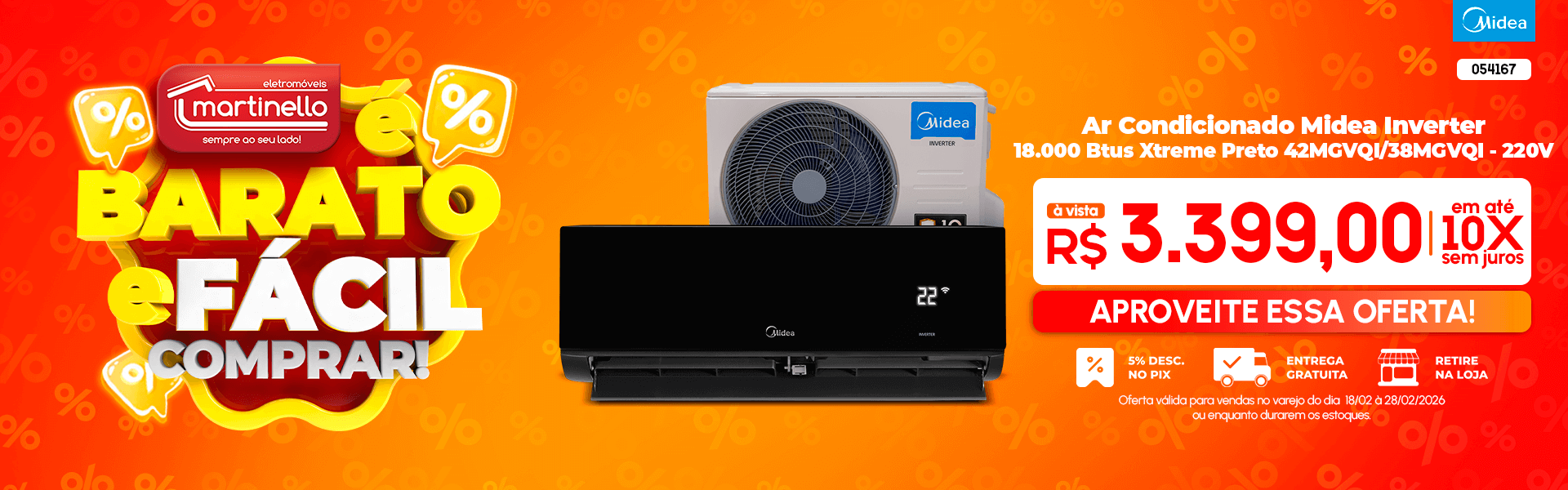 Ar Condicionado Midea Inverter