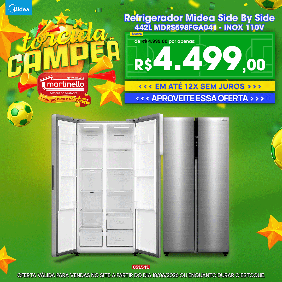 Refrigerador Midea Side By Side