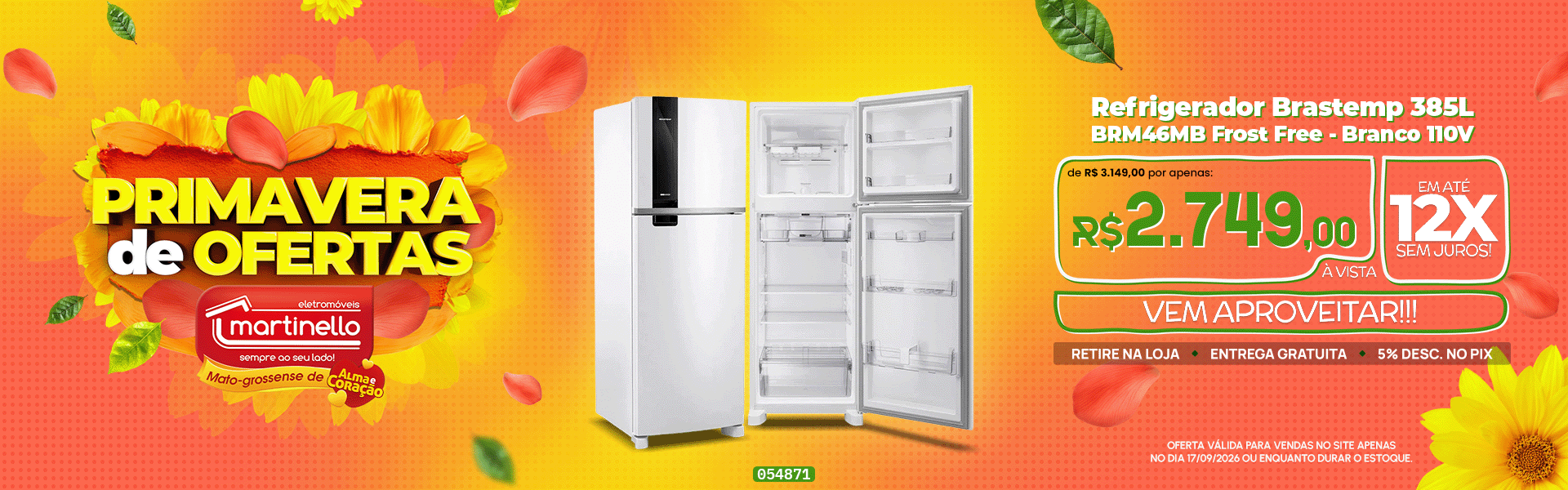 Refrigerador Brastemp 385L