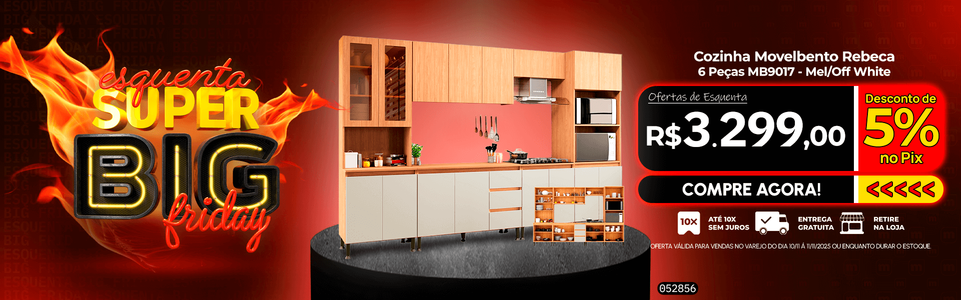 Cozinha Movelbento Rebeca