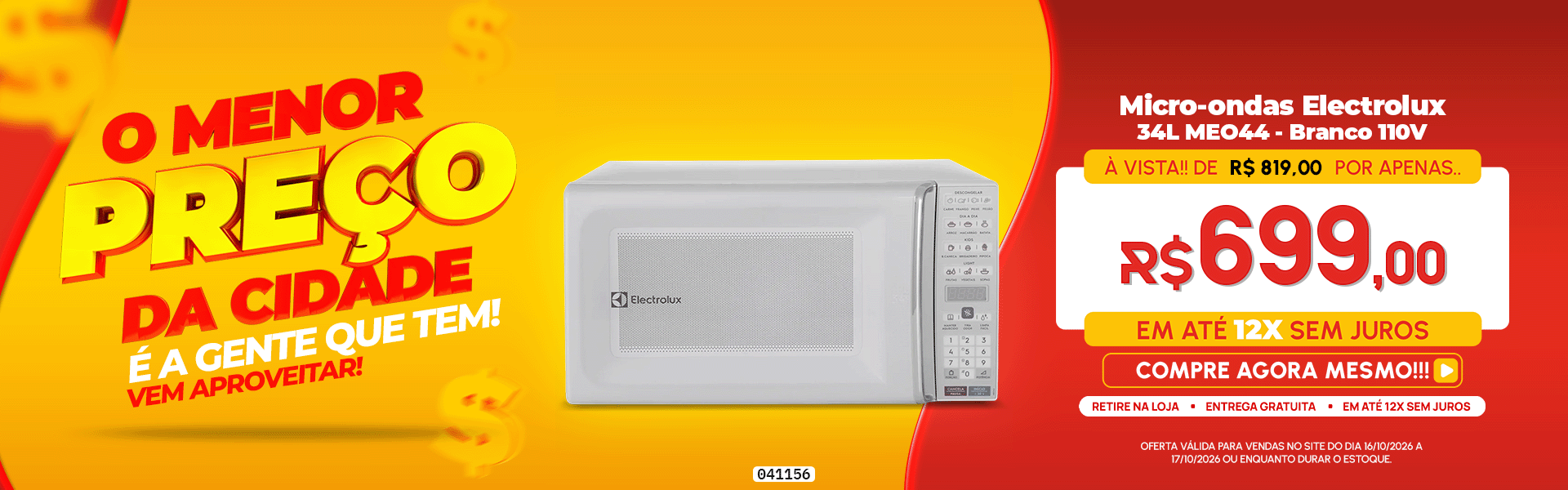  Micro-ondas Electrolux