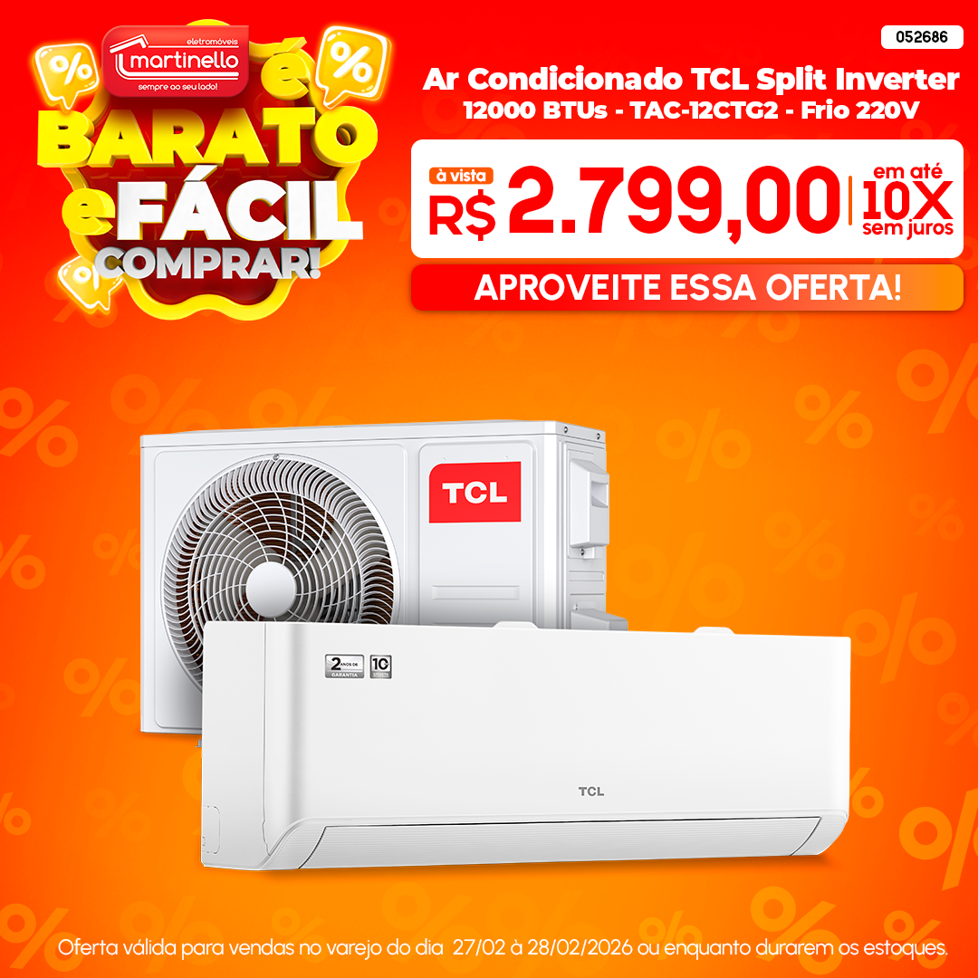 Ar Condicionado TCL Split Inverter