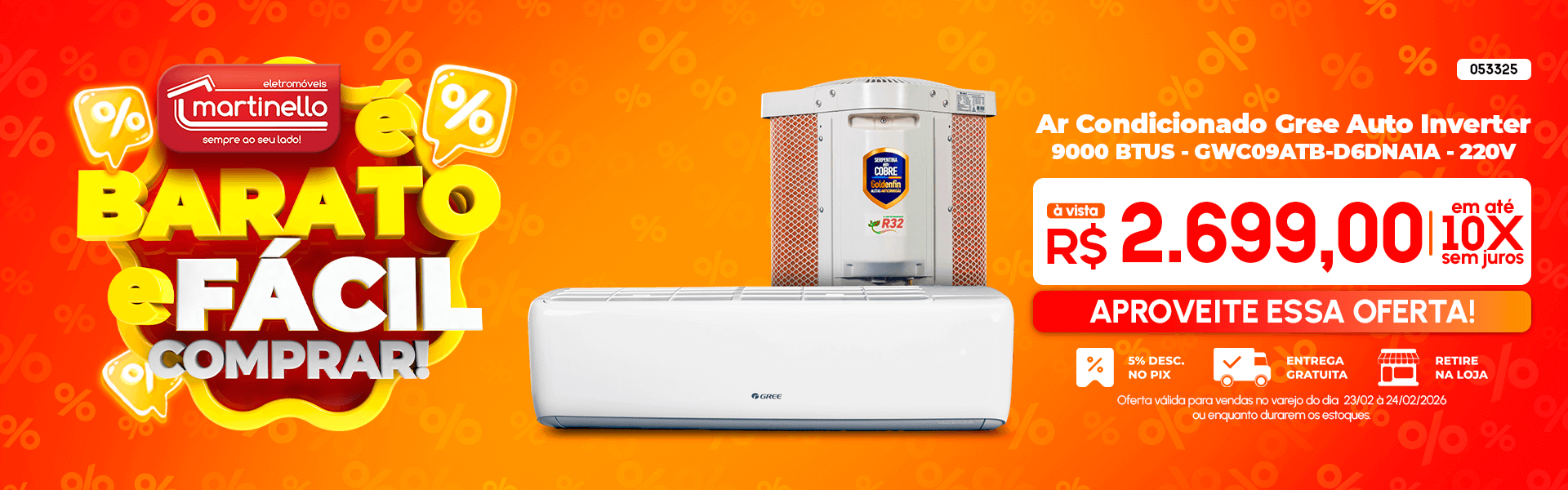 Ar Condicionado Gree Auto Inverter
