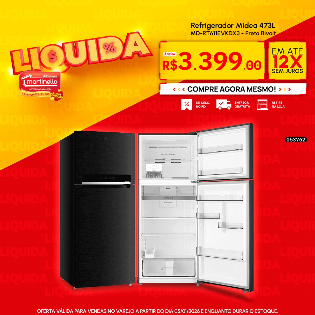 Refrigerador Midea 473L