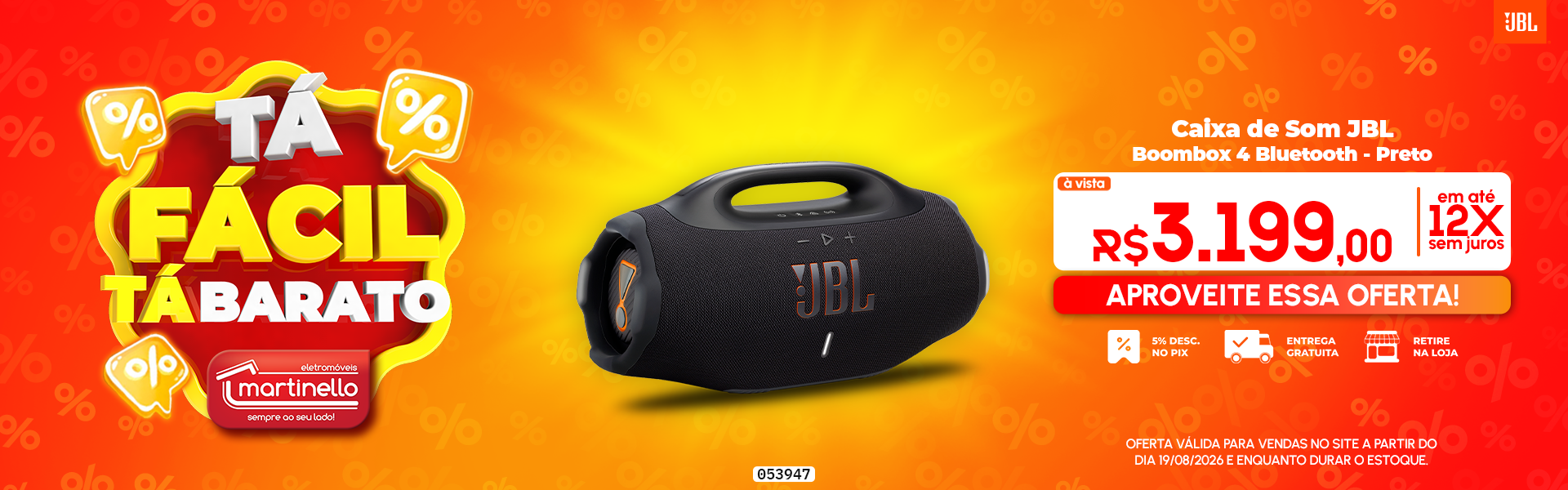 Caixa de Som JBL