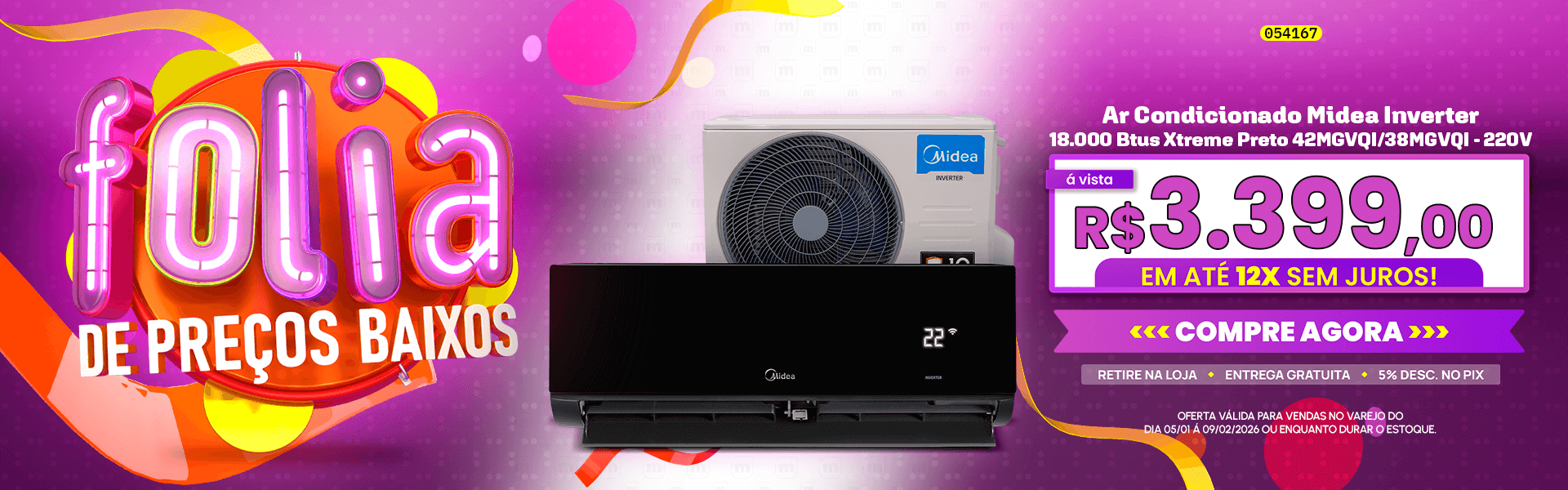 Ar Condicionado Midea Inverter