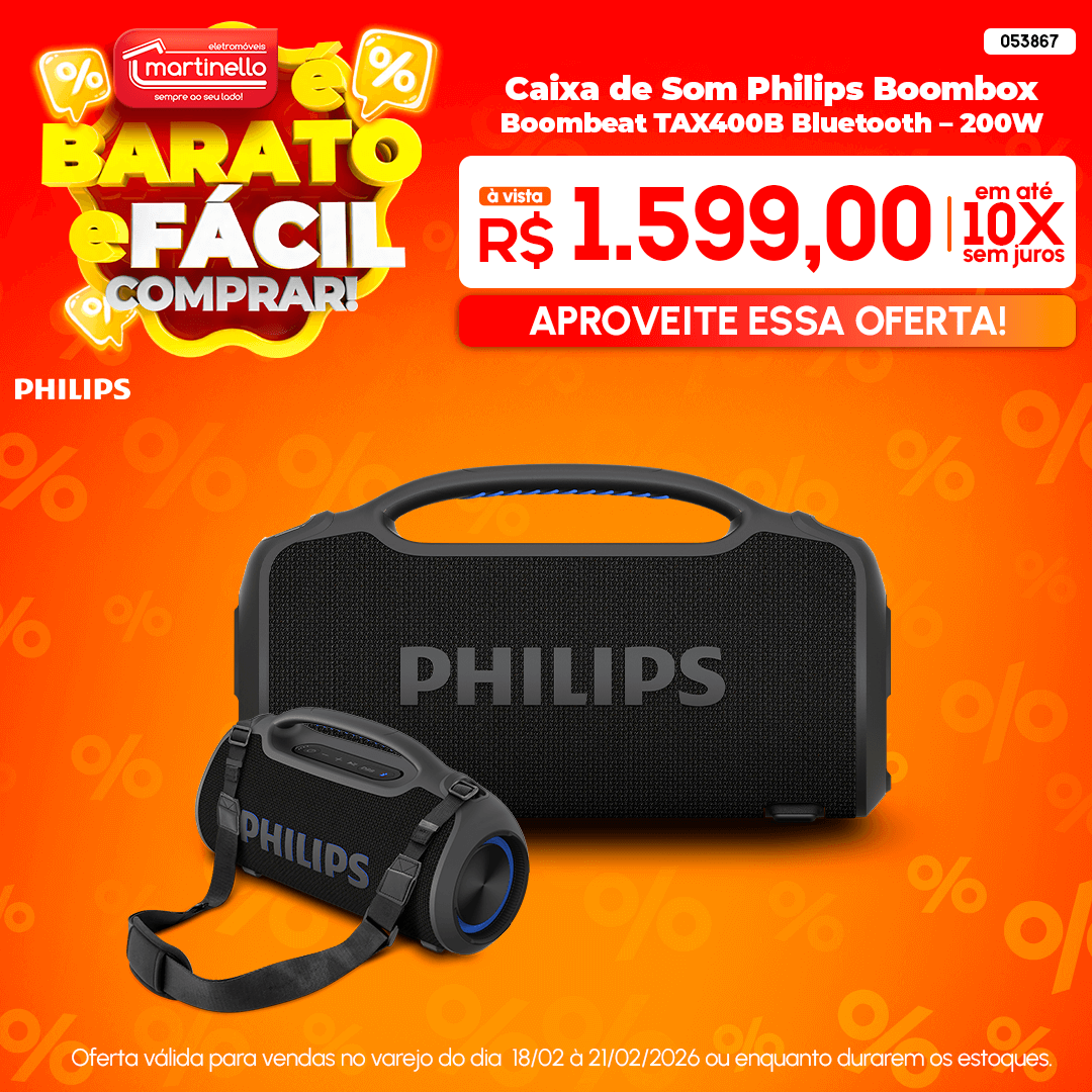 Caixa de Som Philips Boombox