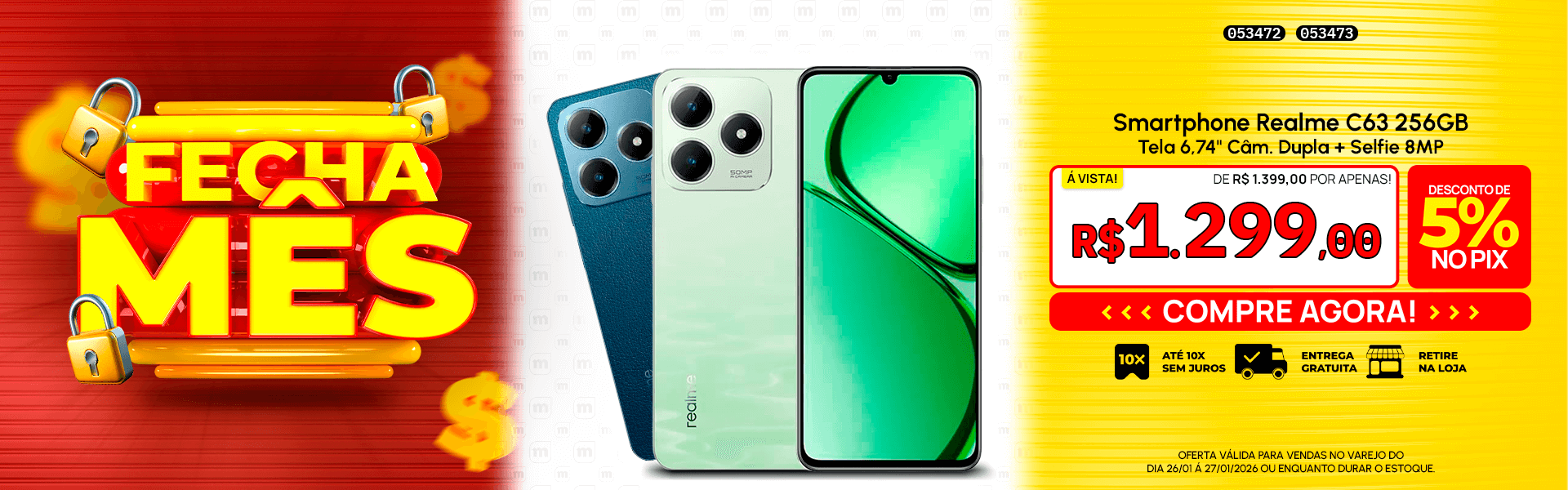 Smartphone Realme C63 256GB