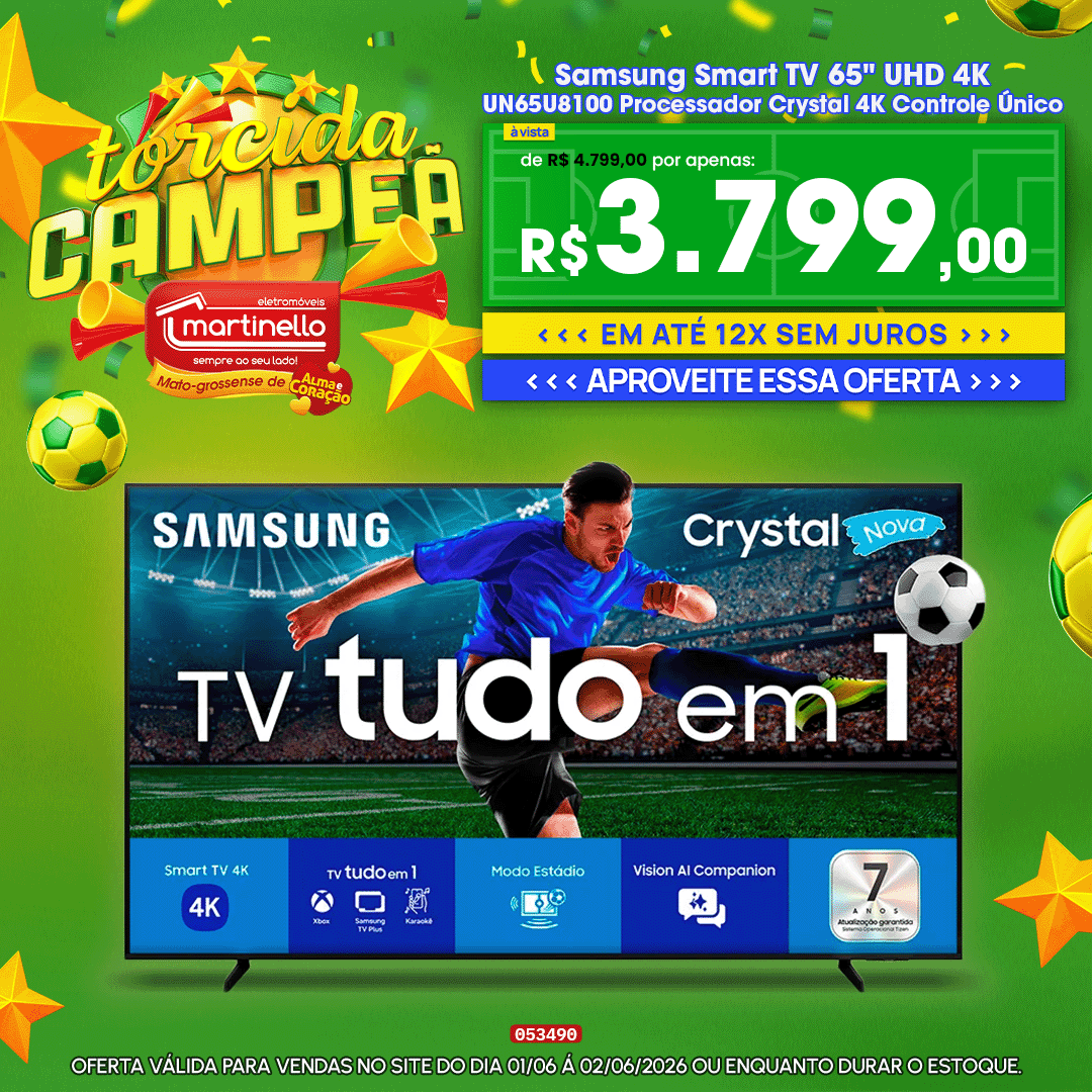Samsung Smart TV 65" UHD 4K