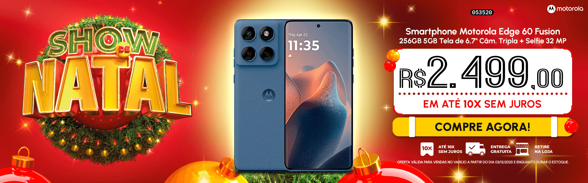 Smartphone Motorola Edge 60 Fusion