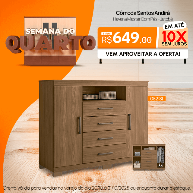 Cômoda Santos Andirá