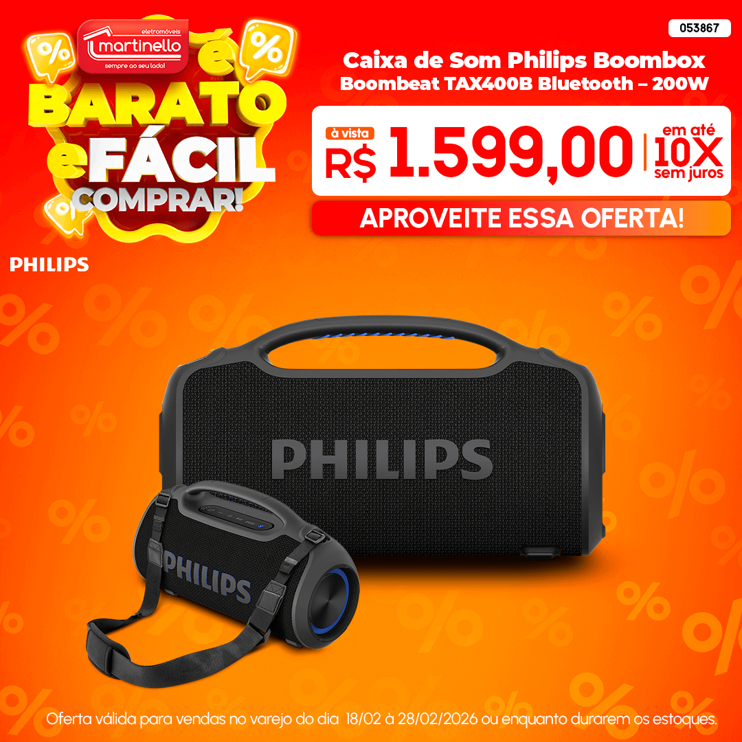 Caixa de Som Philips Boombox