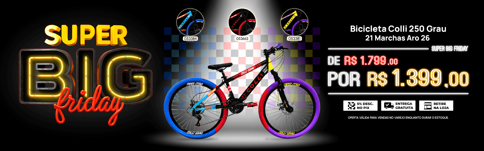 Bicicleta Colli 250 Grau