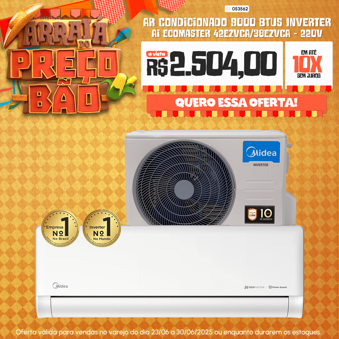 Ar Condicionado Midea EcoMaster AI 9K Mobile
