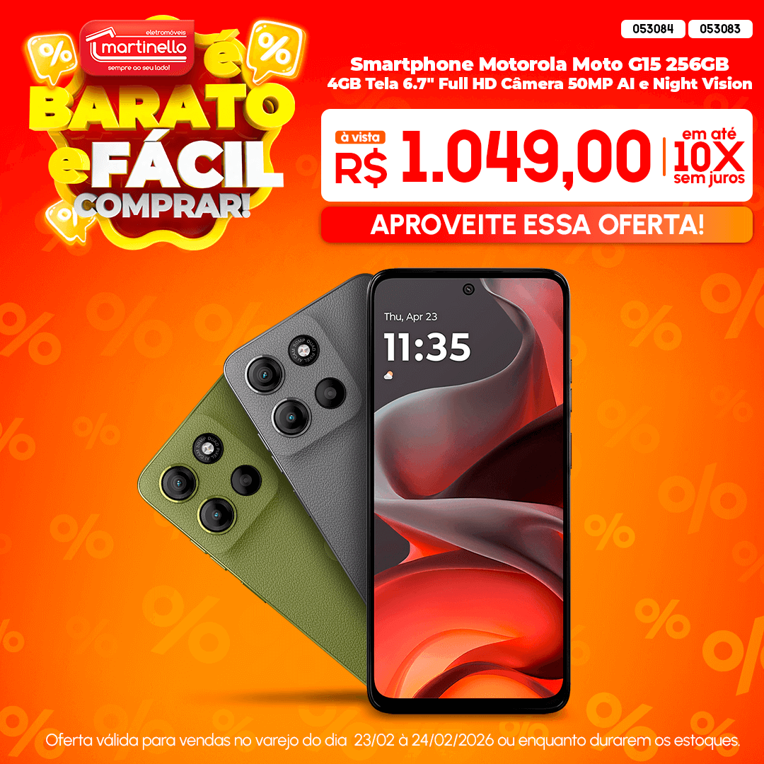 Smartphone Motorola Moto G15 256GB