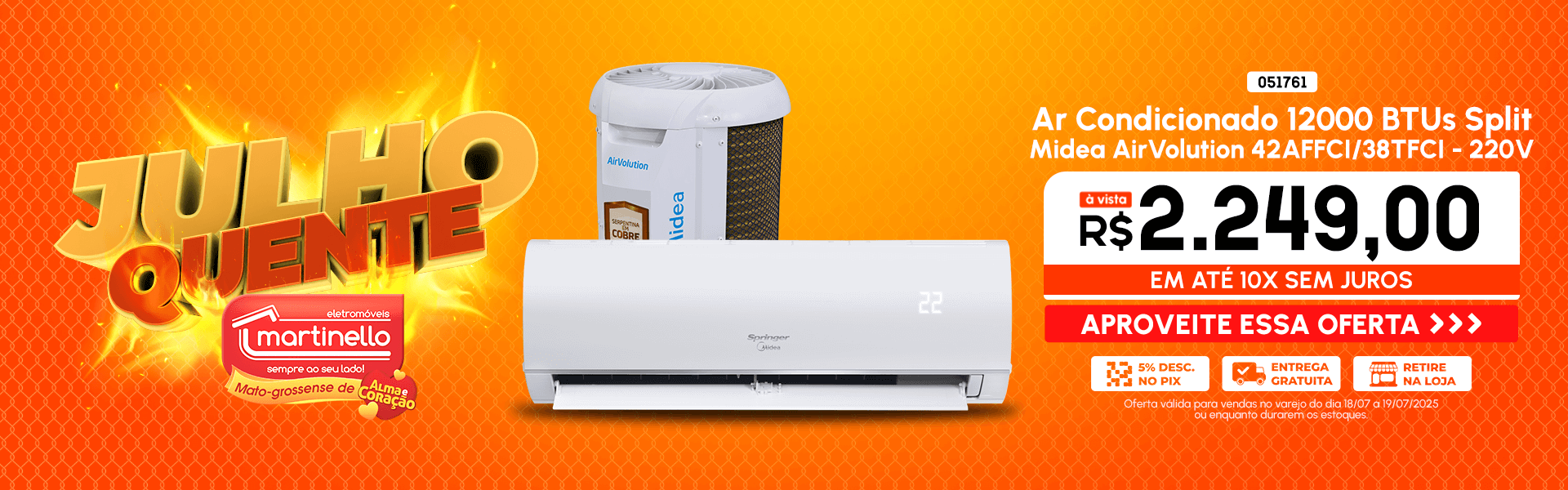 Ar Condicionado Midea 12k Airvolution