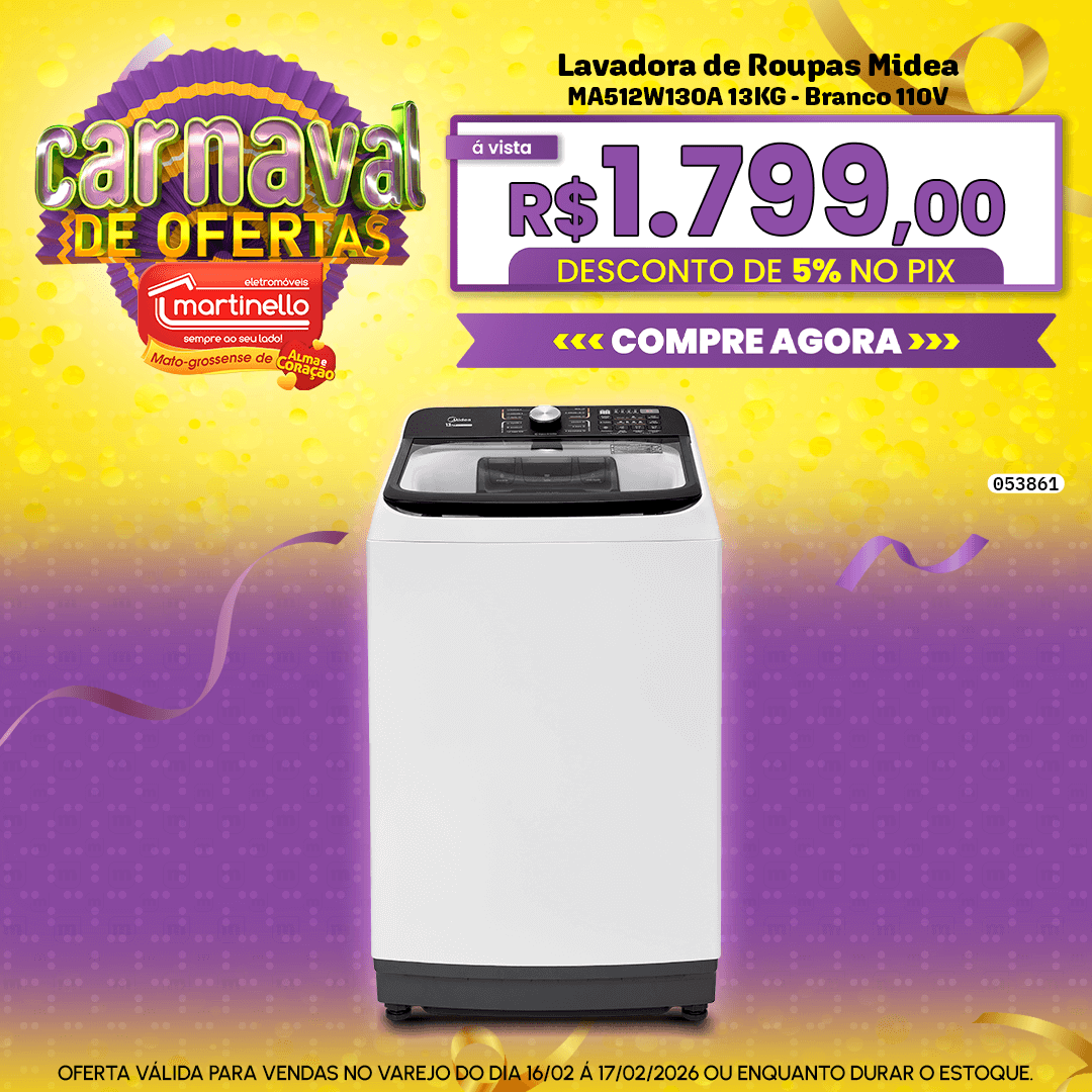 Lavadora de Roupas Midea