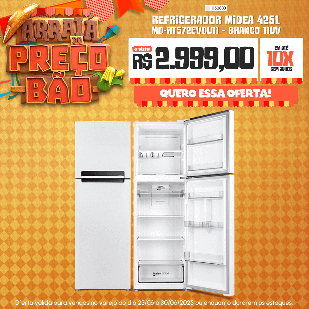 Refrigerador Midea 425L Mobile