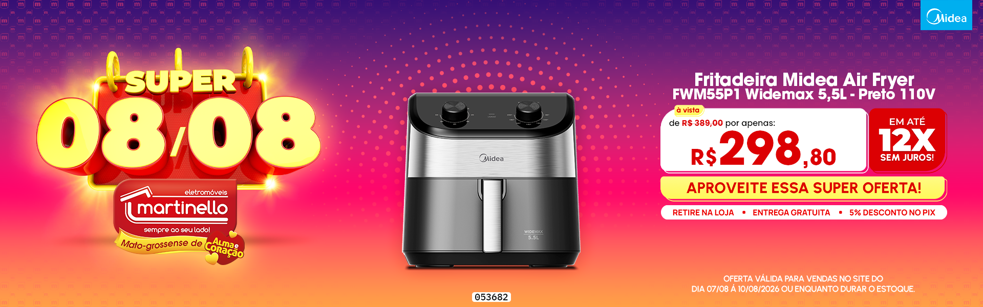 Fritadeira Midea Air Fryer