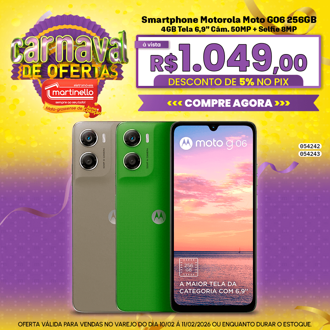 Smartphone Motorola Moto G06 256GB