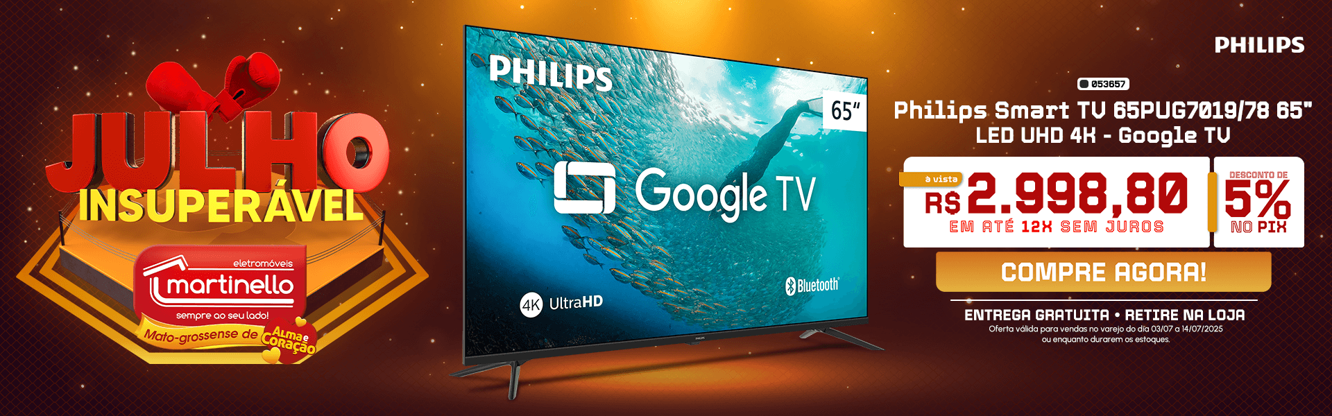 Smart TV Philips 65