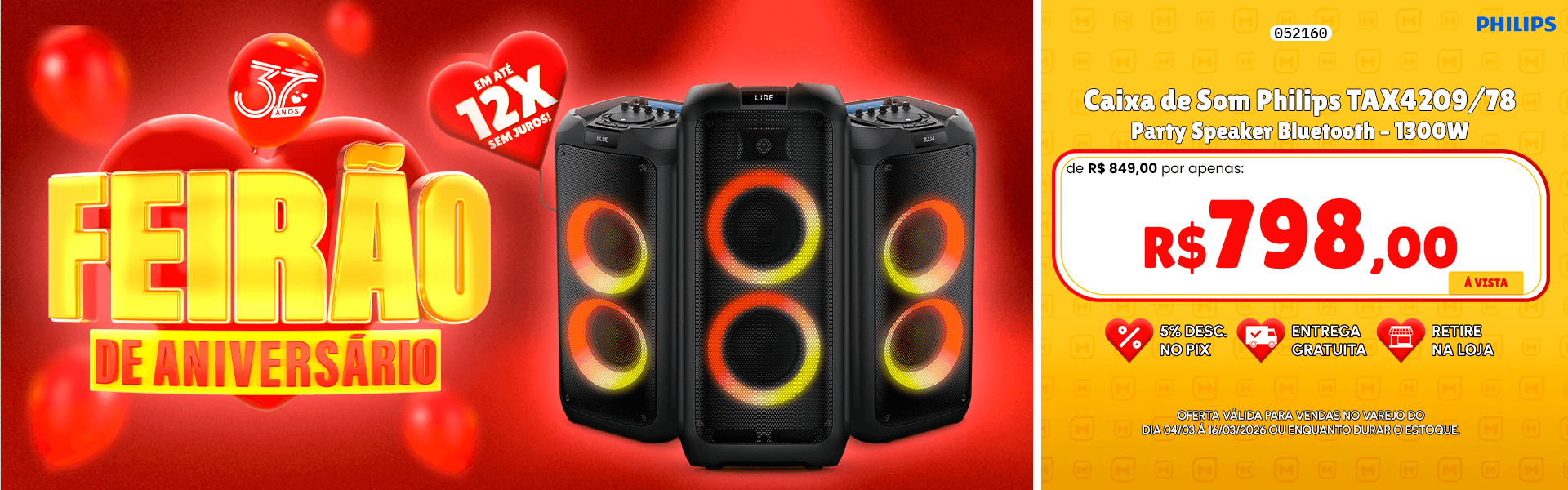 Caixa de Som Philips TAX4209/78