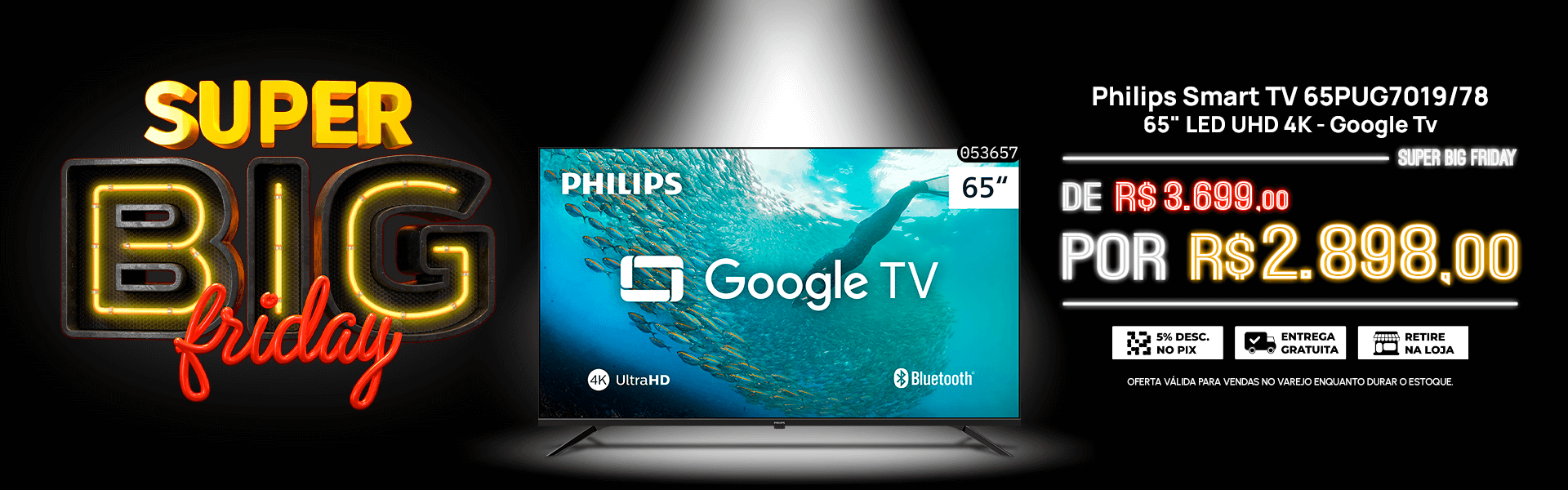 Philips Smart TV 65PUG7019/78