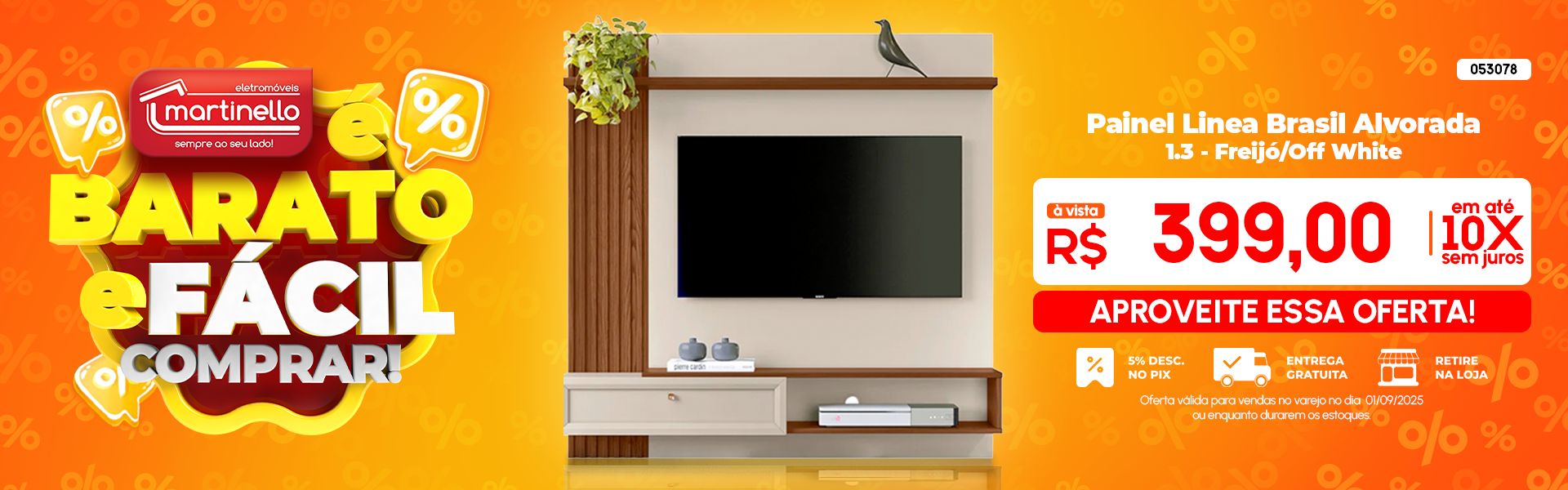 Painel Linea Brasil Alvorada